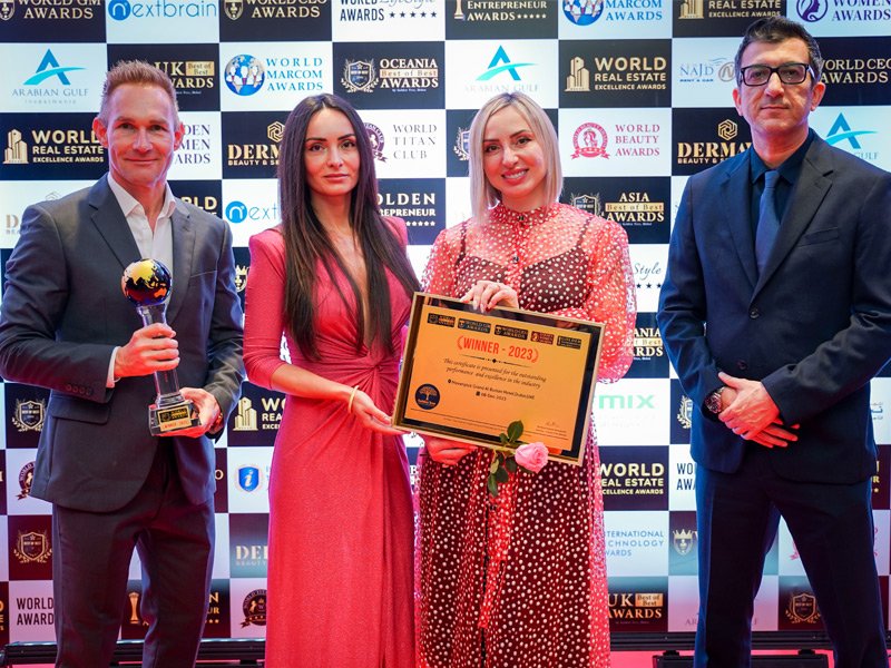 Awards gala celebration with guests